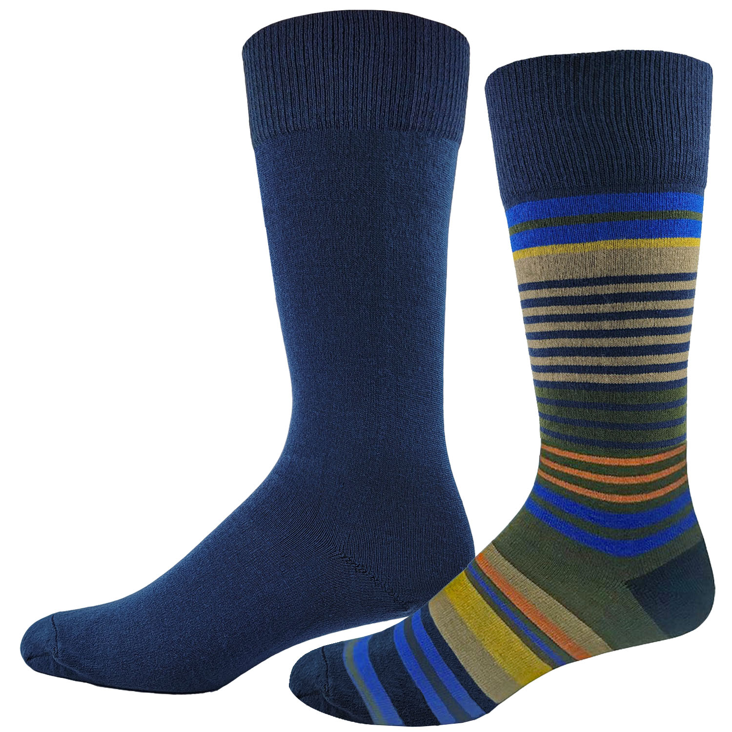 Men's Fashion Striped Dress Socks Combo 3