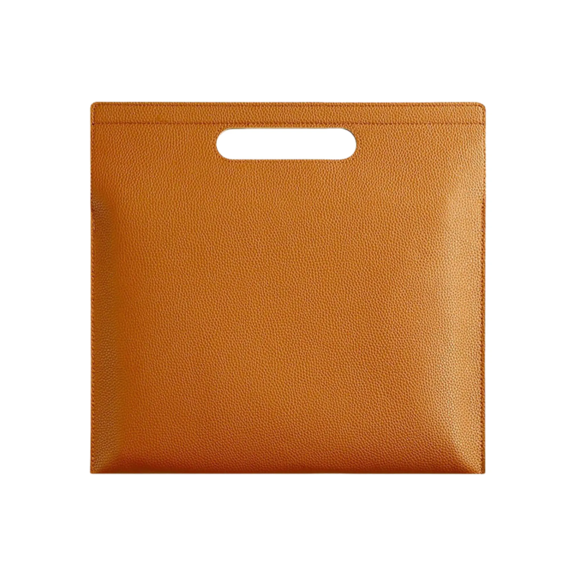 A4 Large Capacity Leather Handheld Document Bag 9