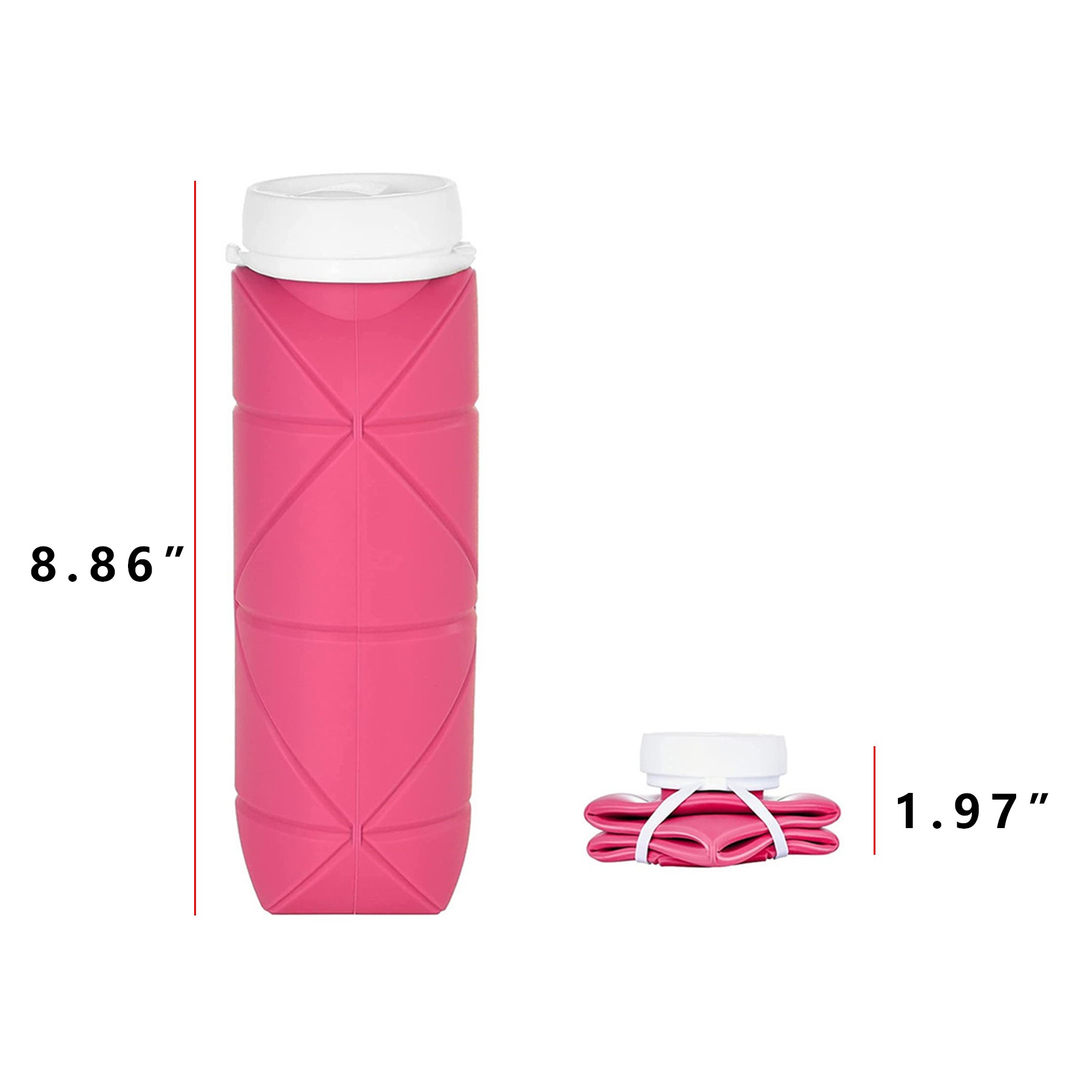22Oz Silicone Foldable Bottles 5