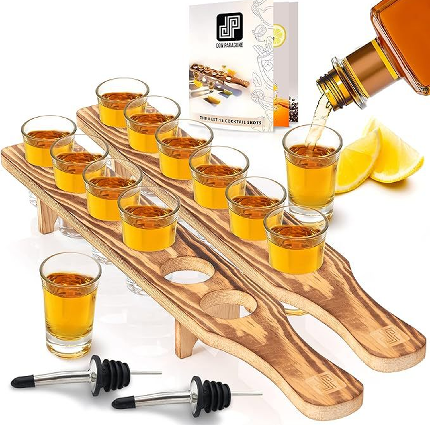 Wooden Cocktail Tray 4