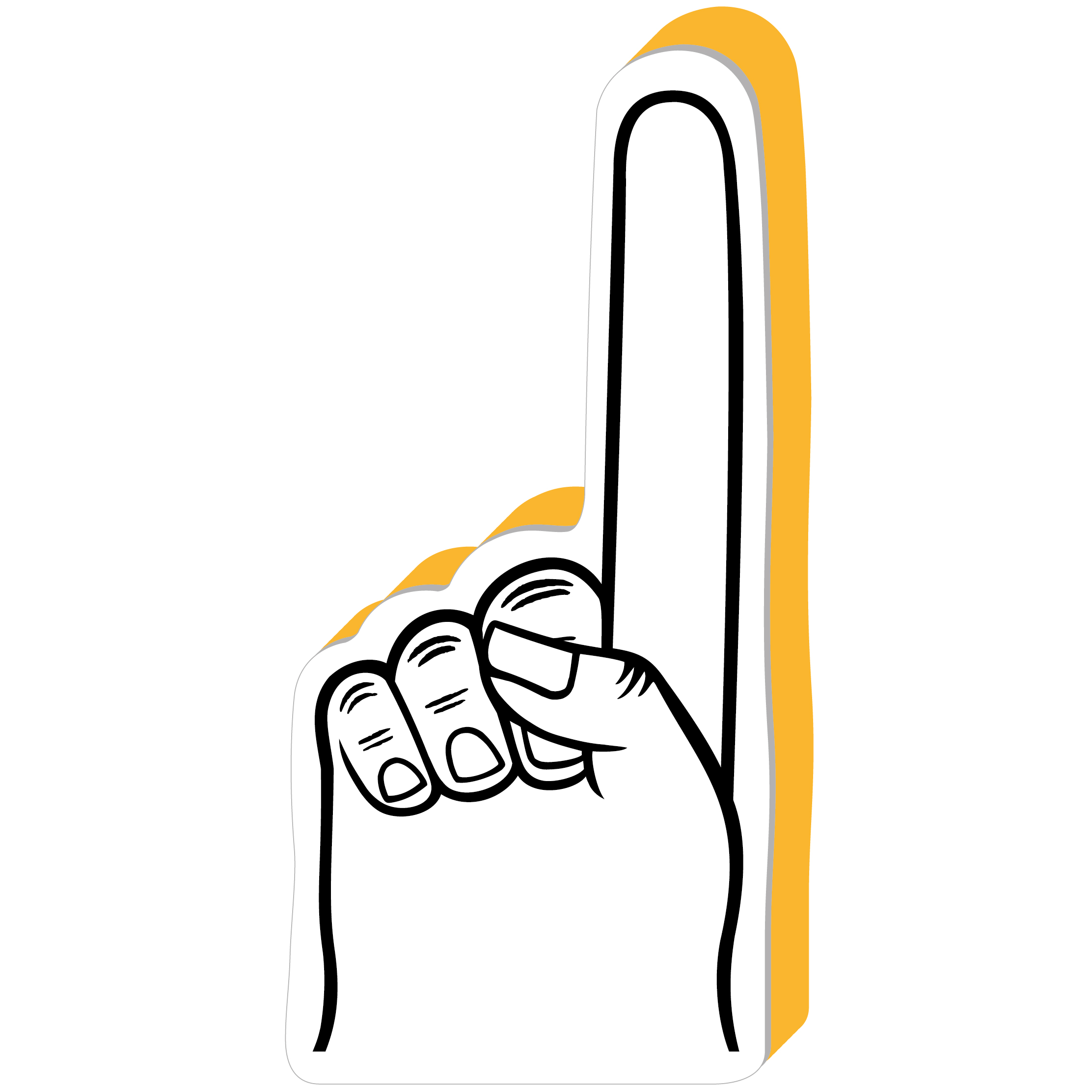16" Signature Foam Hand 30
