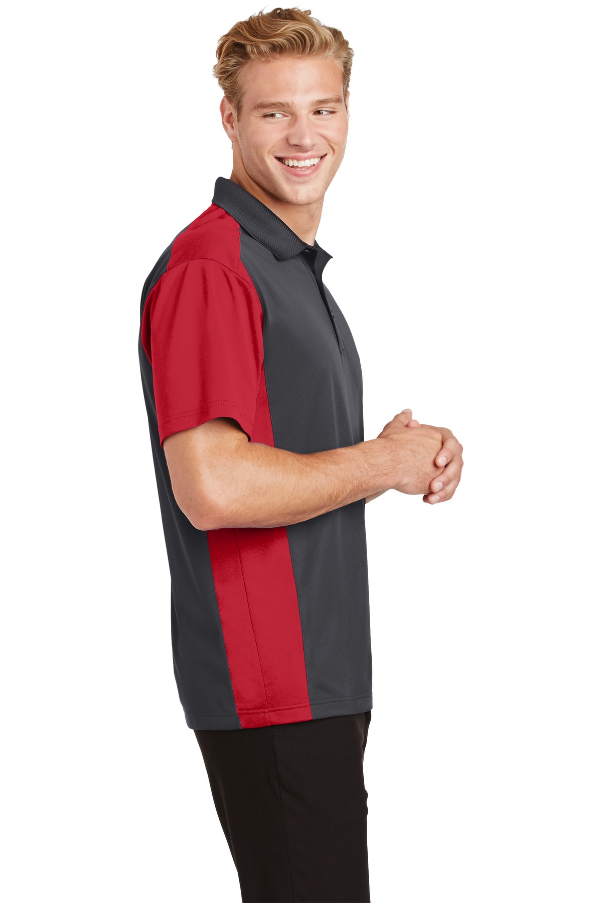Sport-Tek Colorblock Micropique Sport-Wick Polo. ST652 10