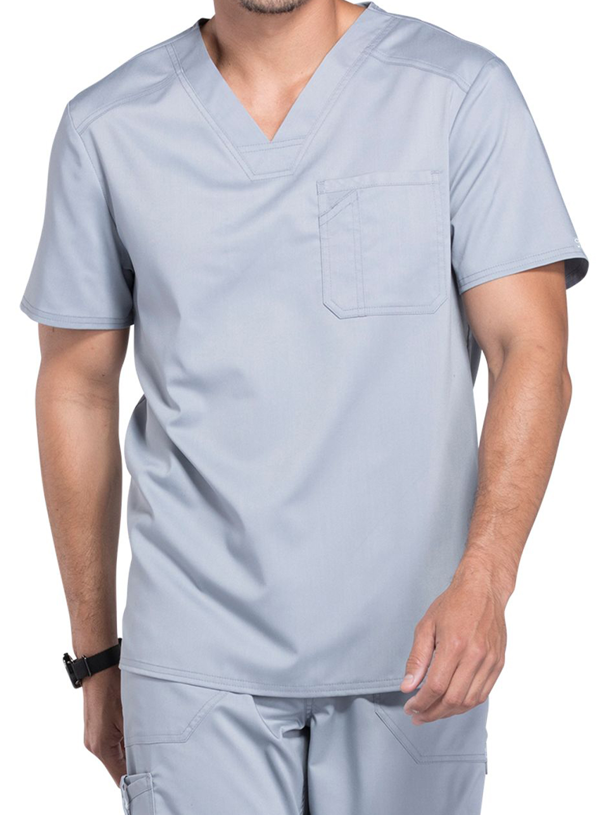 Cherokee - Workwear Revolution - Men's 1-Pocket Tuckable V-Neck Top 34