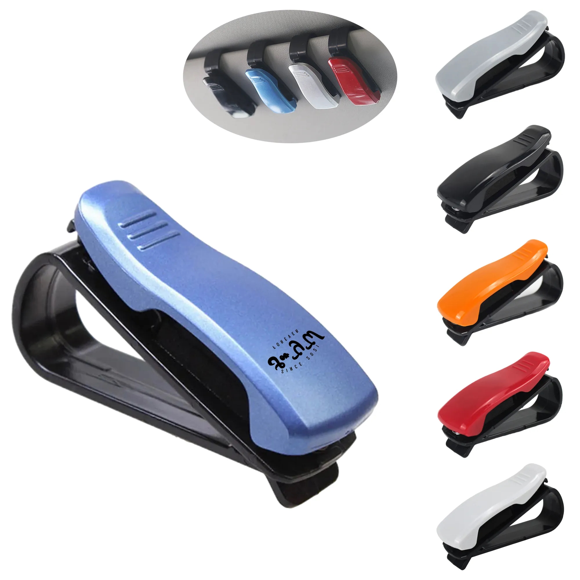 Car Visor Eye Hooks Sunglasses Clips 2