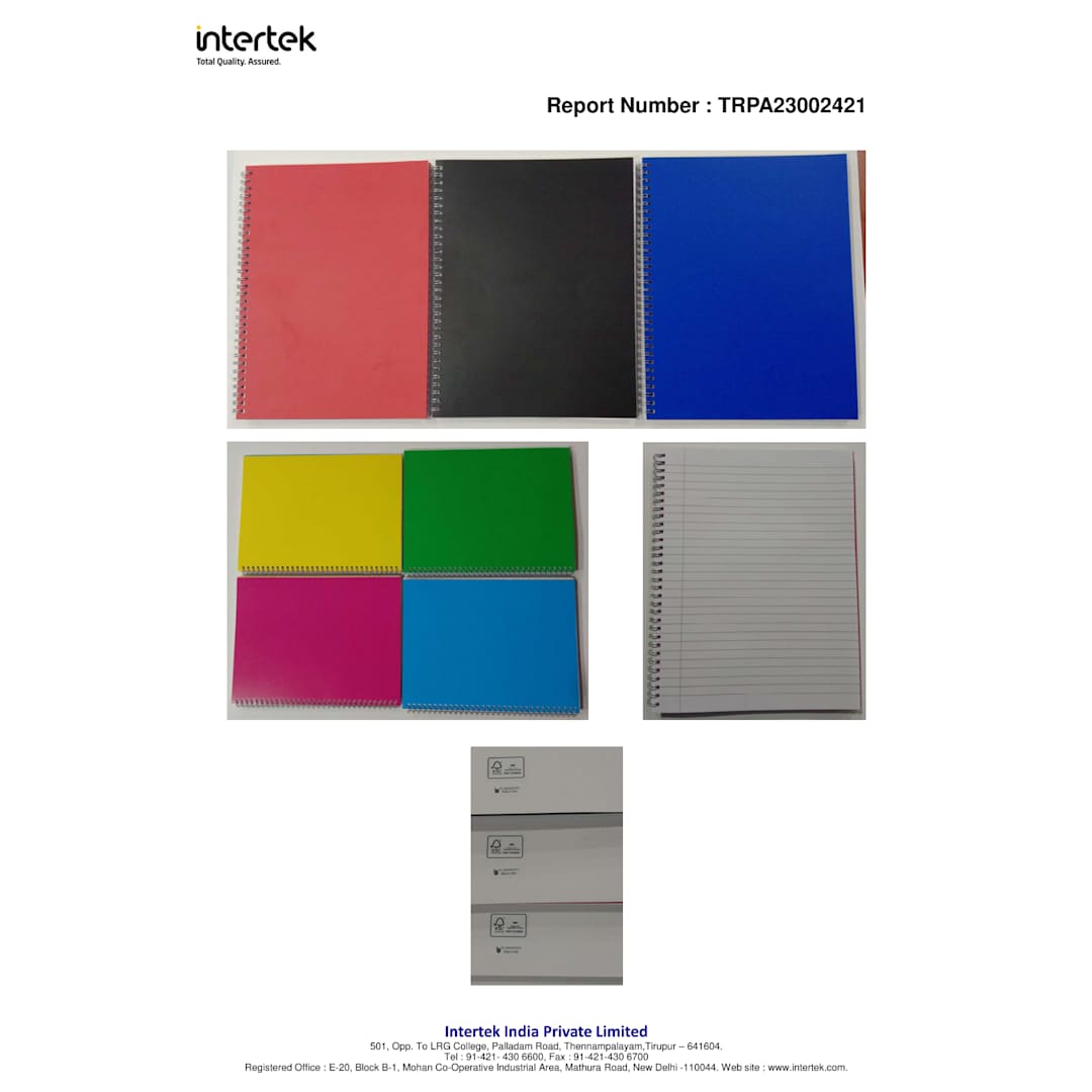 FSC® Mix 8.5" x 11" Remark 5-subject Notebook 181