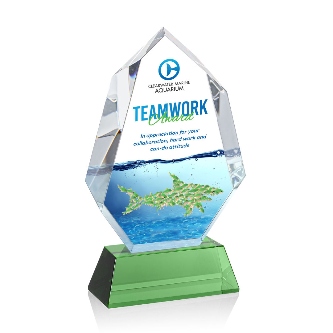 Norwood VividPrint™ Award on Newhaven Base - Green 2