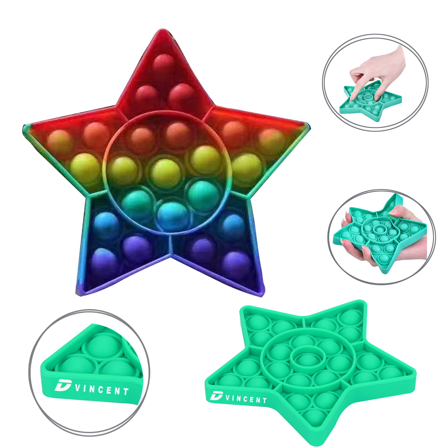 Star Bubble Sensory Fidget Toy 2
