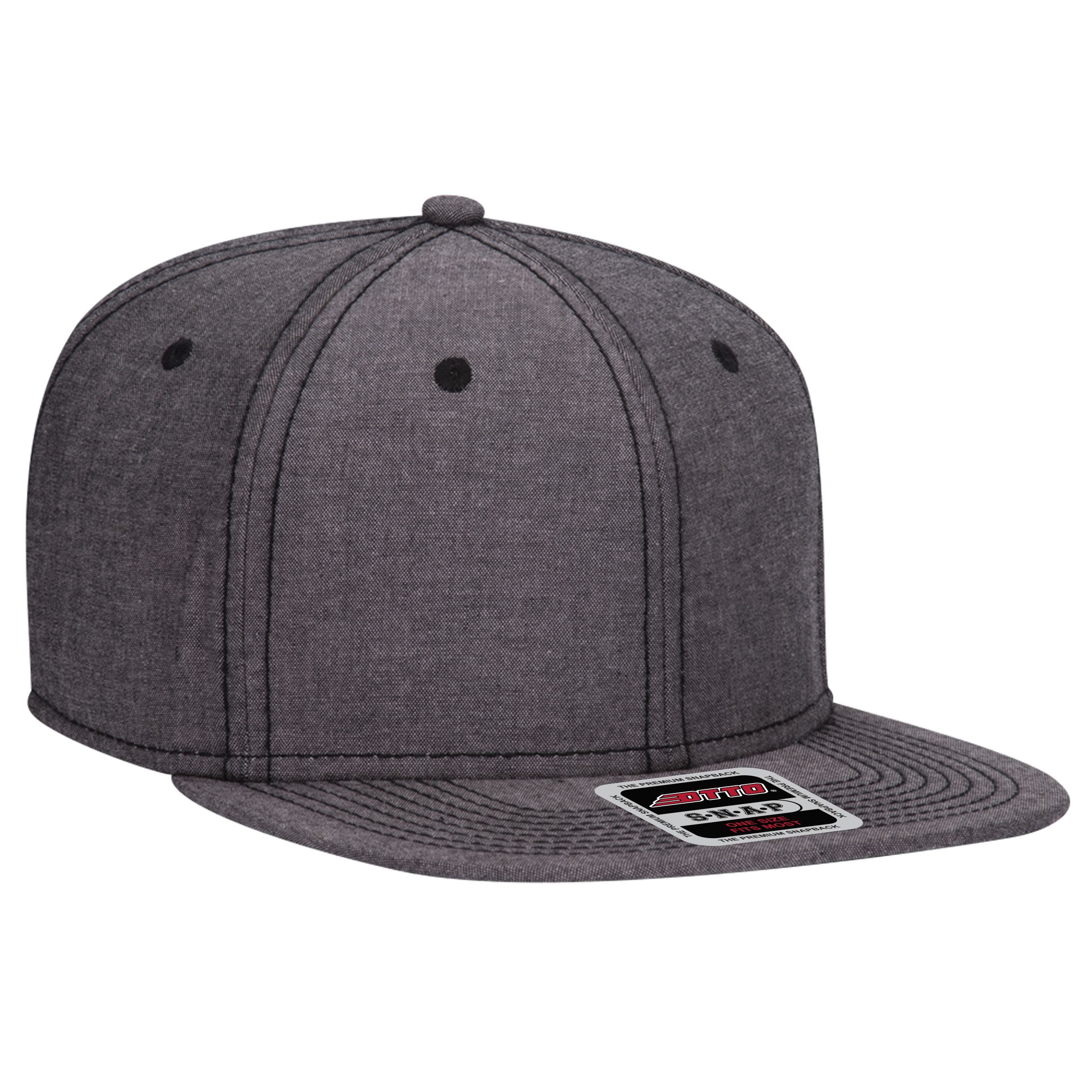 OTTO CAP® OTTO SNAP 6 Panel Pro Style Snapback Hat 1