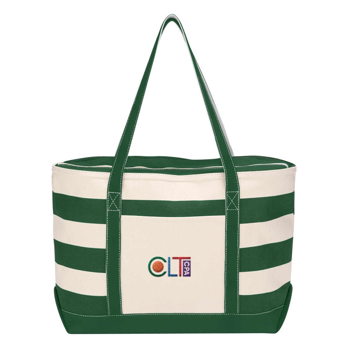 18 Oz. Cotton Canvas Nautical Tote Bag 14