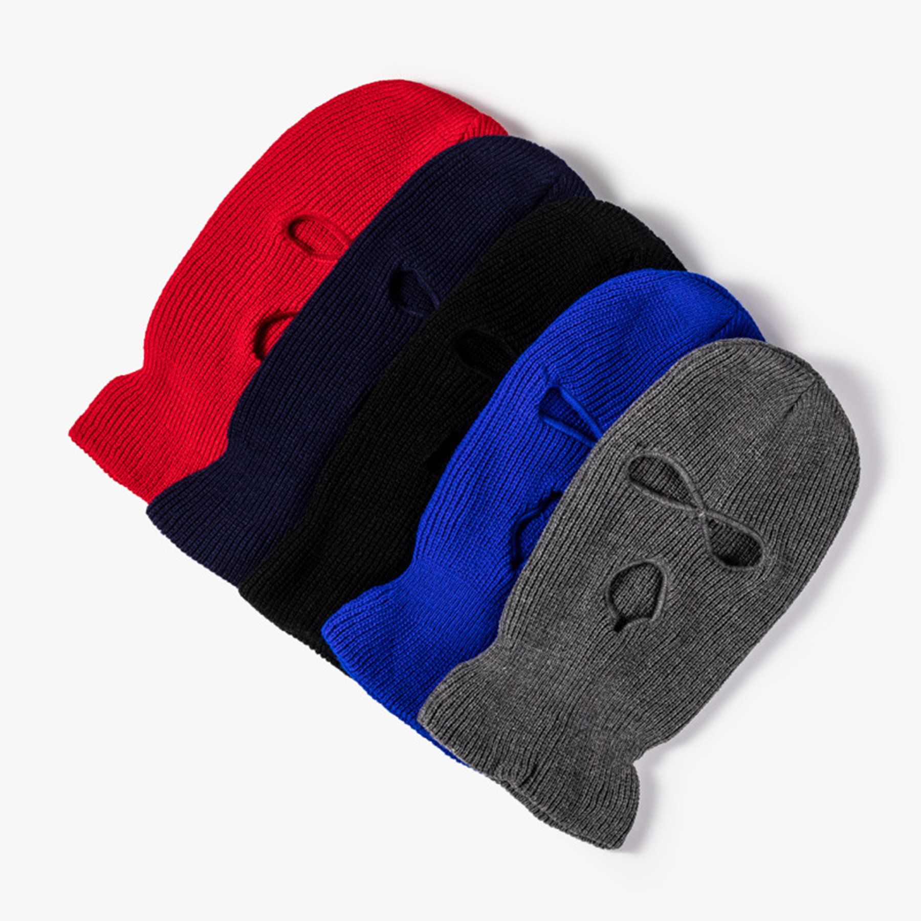Soft Knitted Face Mask Hat Protection 3
