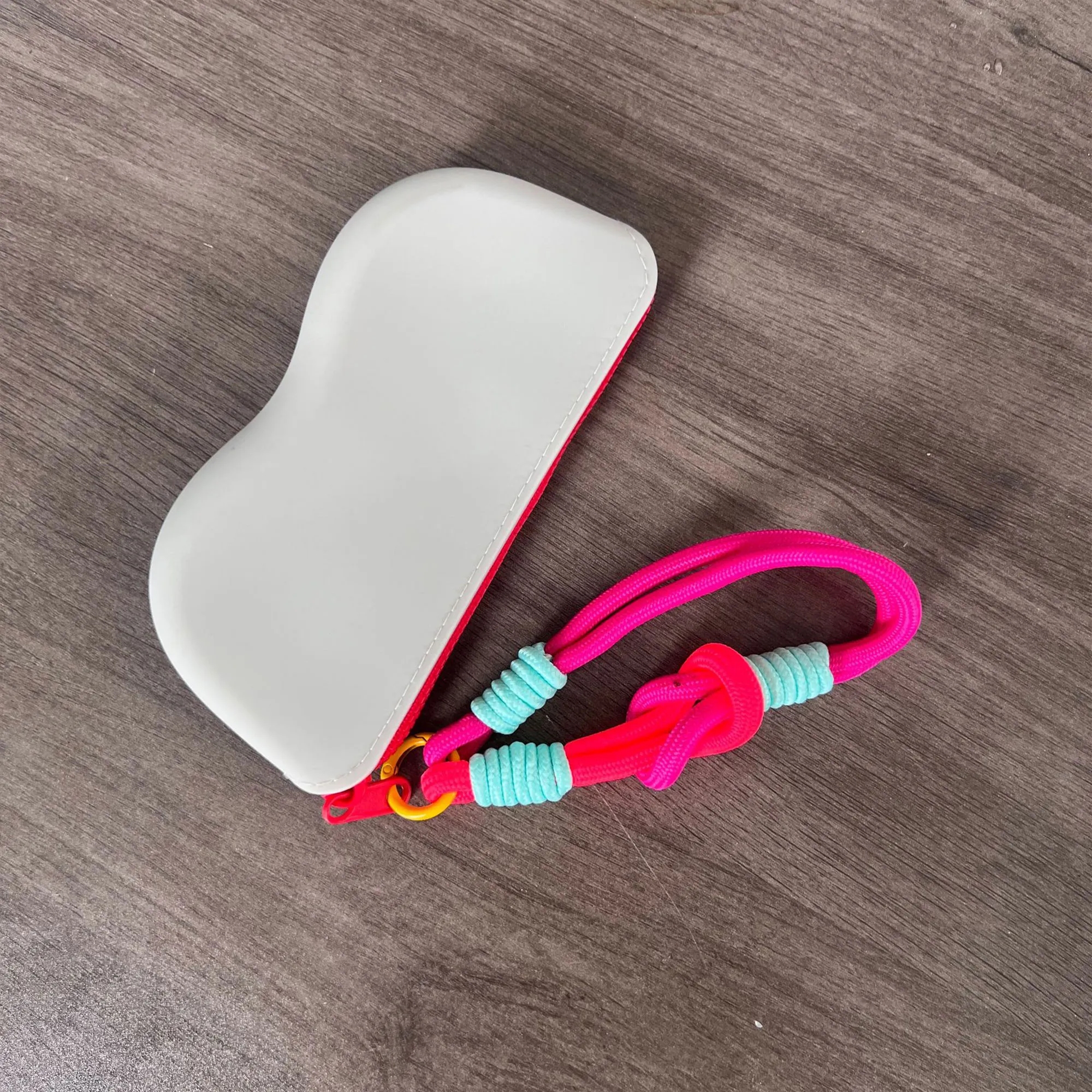 Trendy Color Block Eyeglasses Pouch Portable Travel Case 8