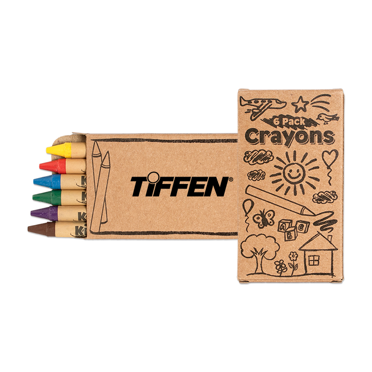 6 Pack Crayons 6