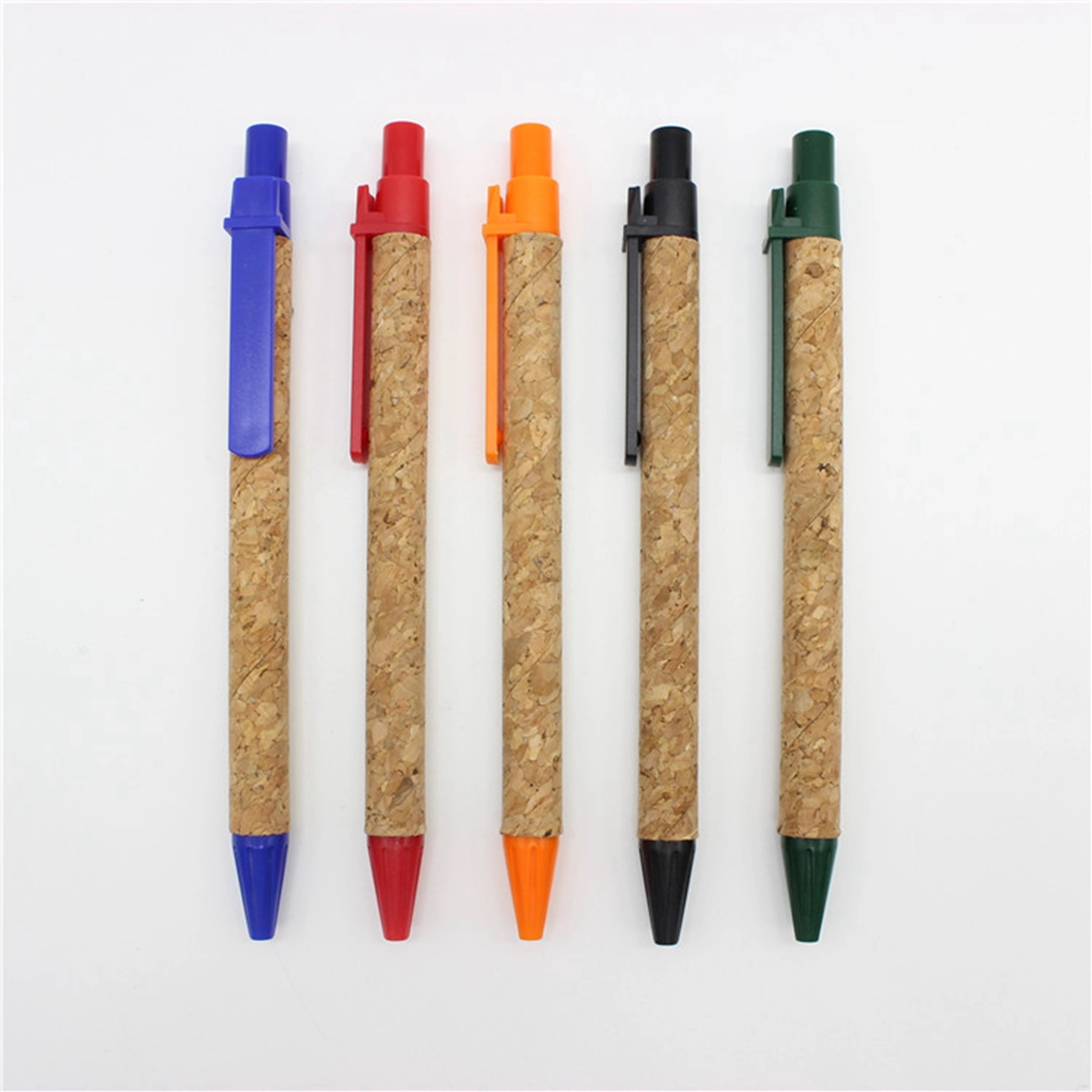 Retractable Eco Friendly Cork Ball Point Pen 3