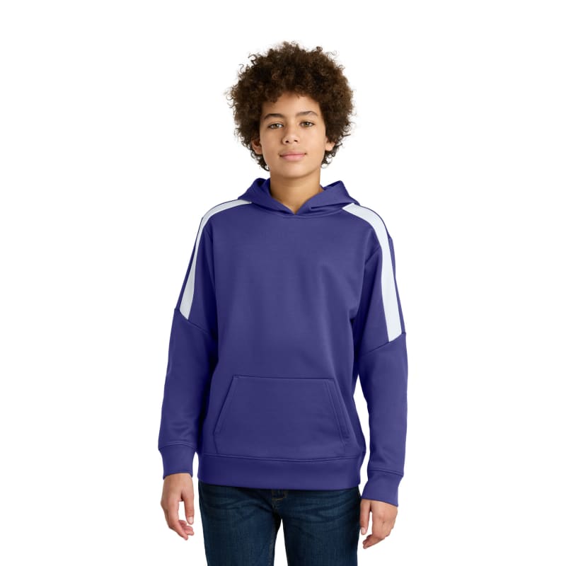 Sport-Tek Youth Sport-Wick Fleece United Pullover Hoodie 10
