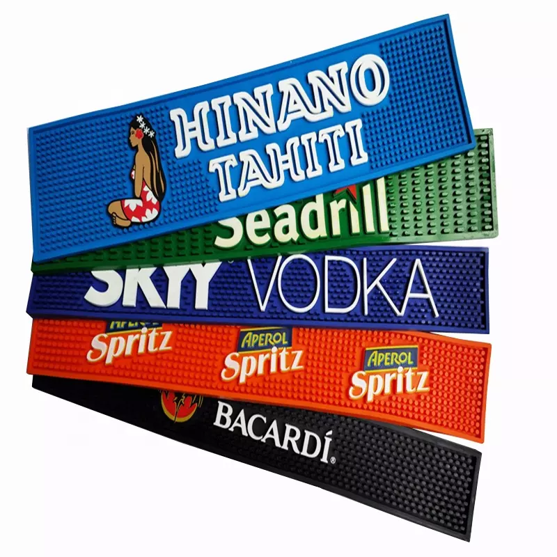 Personalized Custom Branded Rubber Beer Bar Spill Mat w/Logo 5