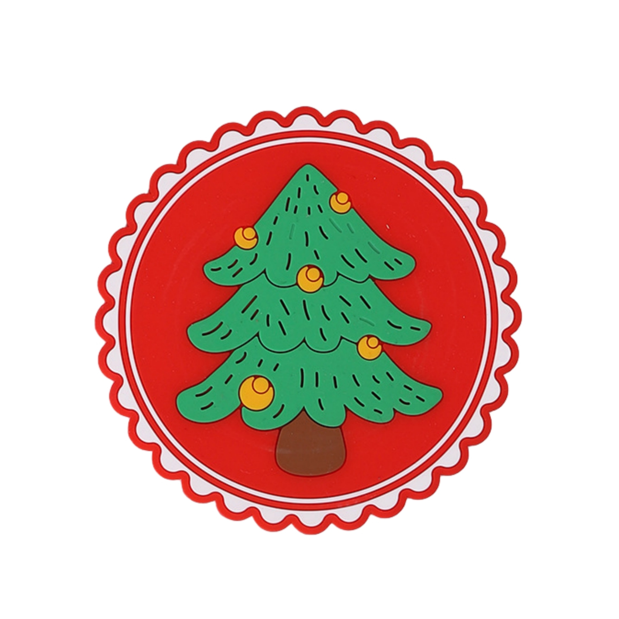 Christmas Rubber Vacation Drink Cup Coasters 7