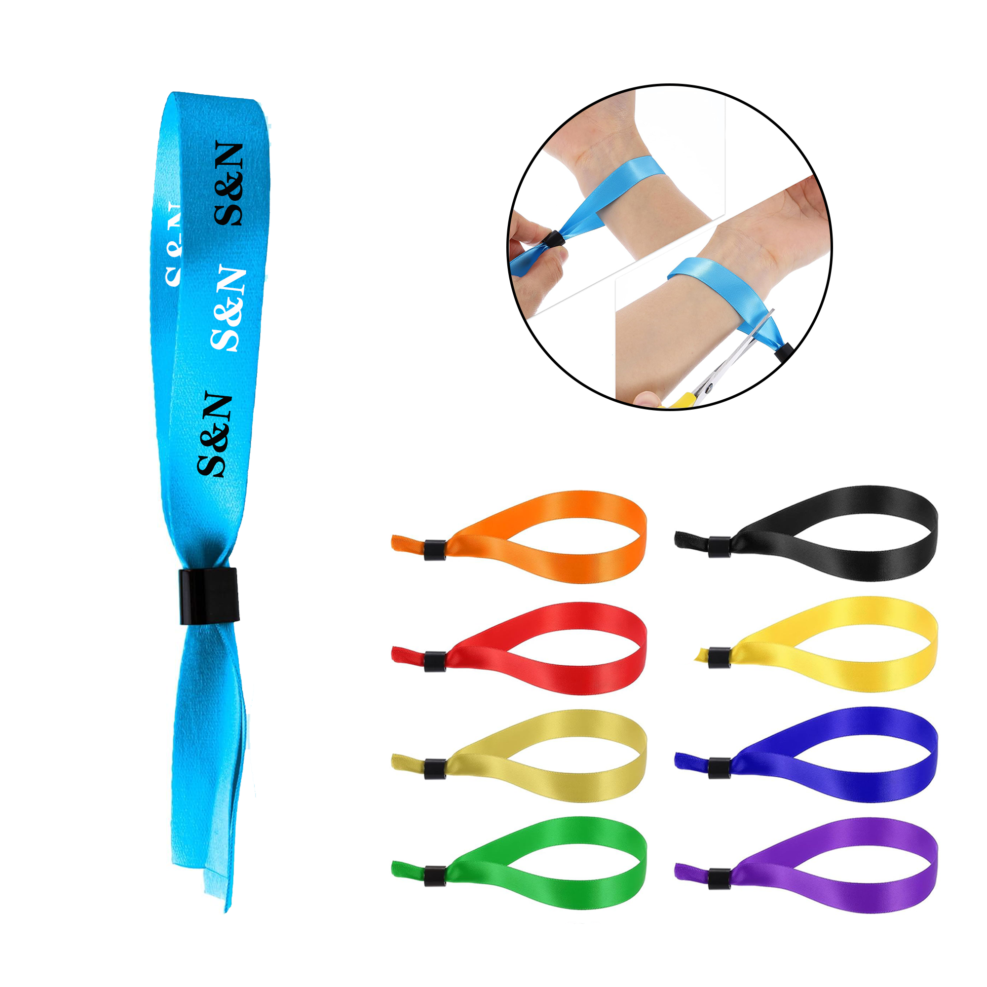 Disposable Polyester Buckle Bracelet 2