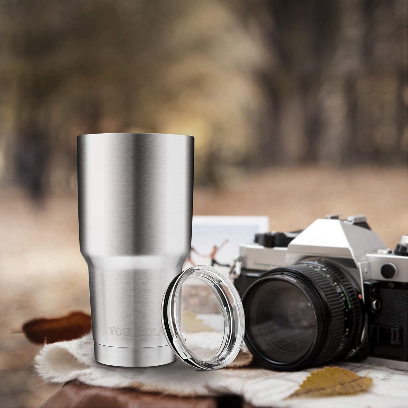 Double-Layer Stainless Steel Vacuum Insulated Tumbler / Car Mugs 1