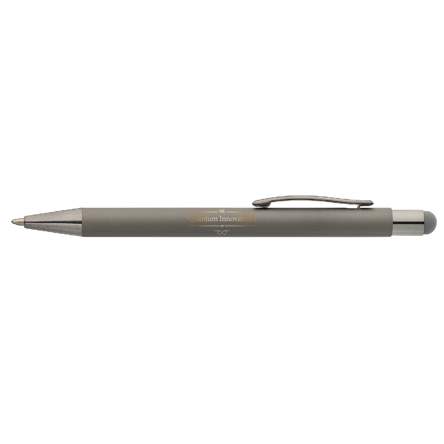 Iggy Softy Monochrome Metal Pen with Stylus (Full Color Imprint) 4