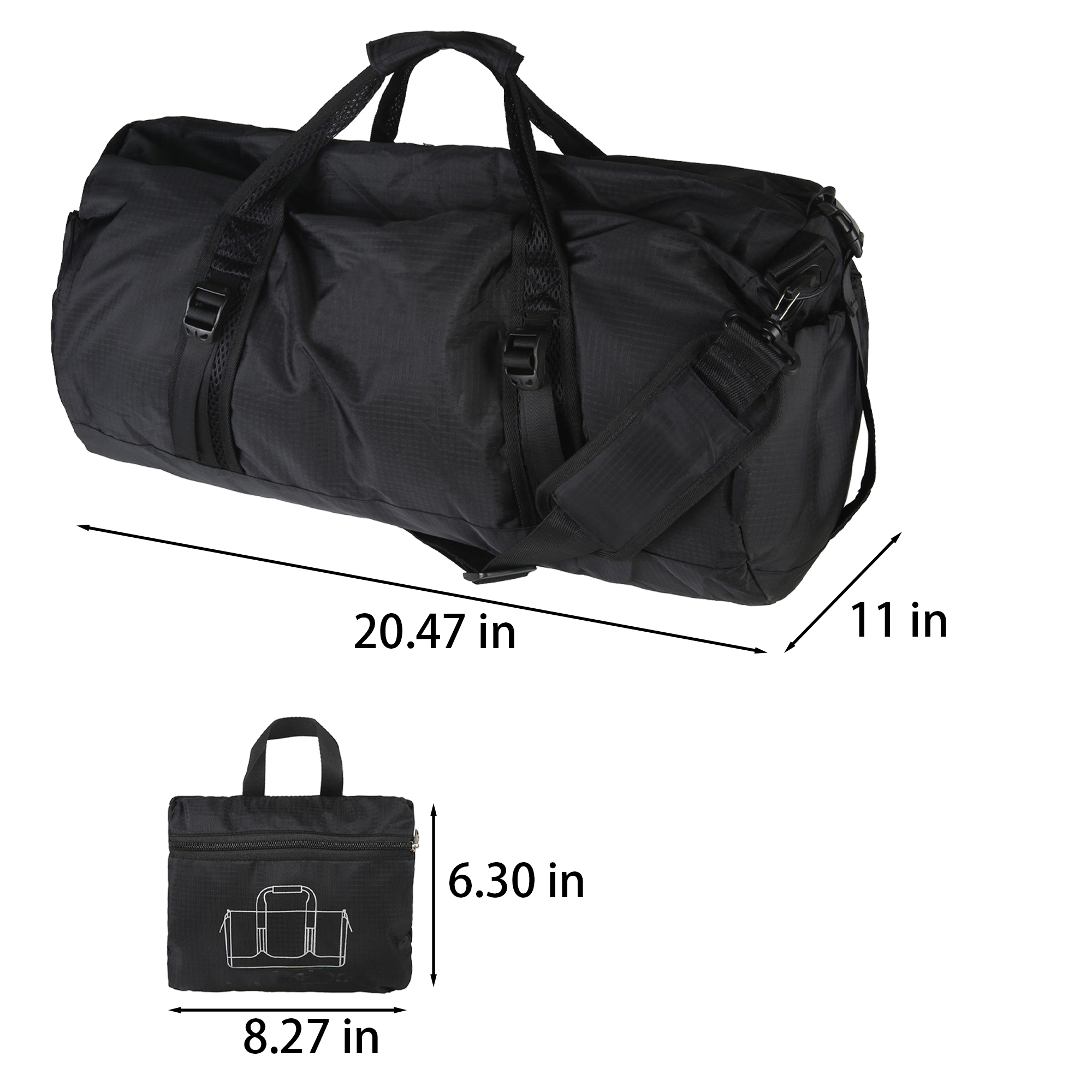 Polyester Waterproof Outdoor Sports Single Shoulder Fitness Bag 6