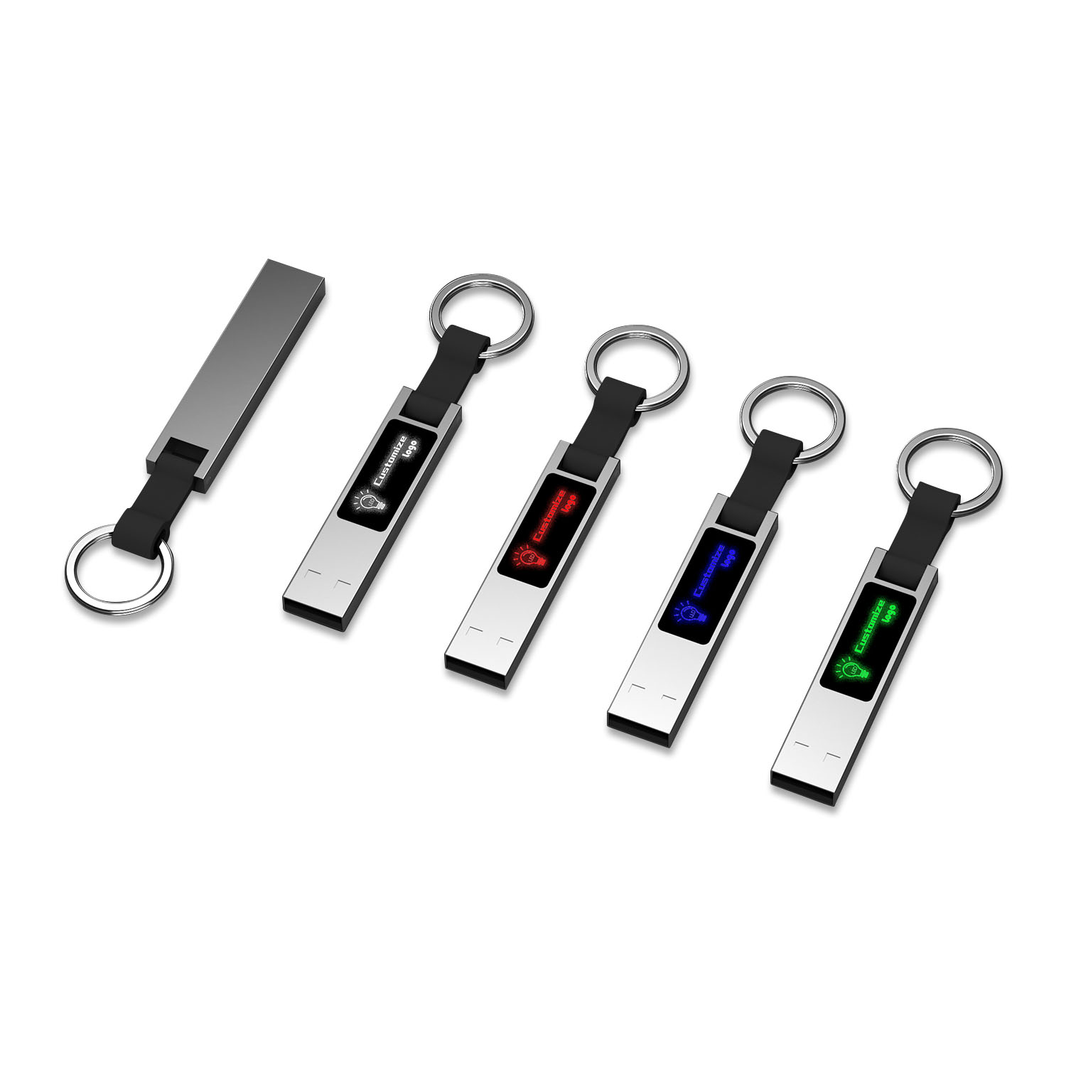 Light Up USB Key Tag 2