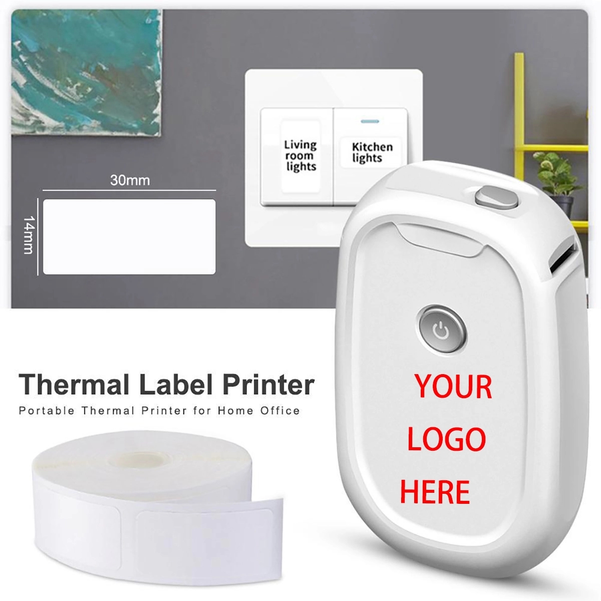 Label Maker Machine With 1 Tape 2