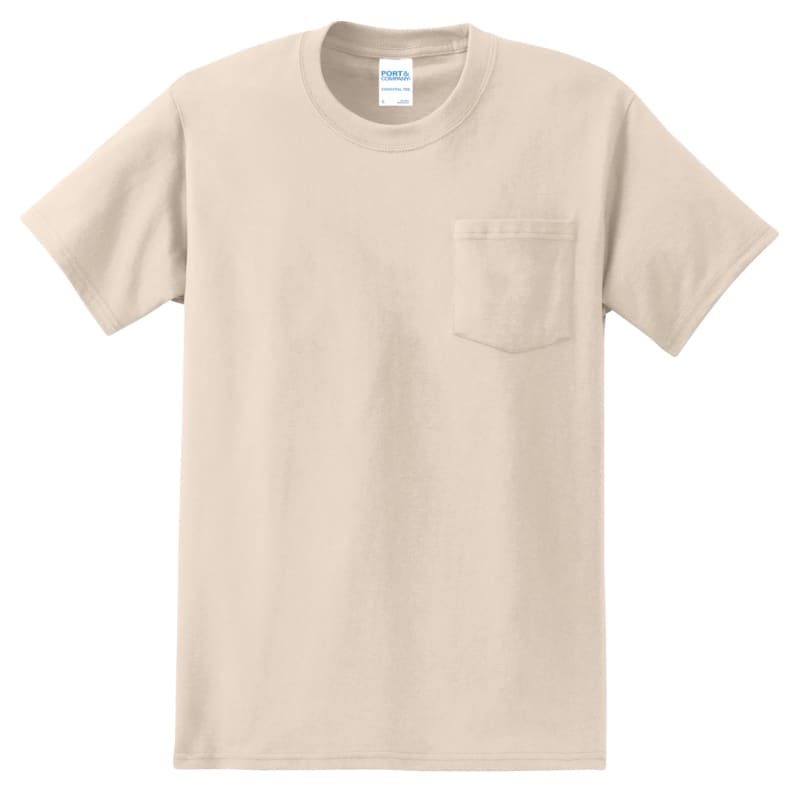 Port & Company - Tall Essential Pocket Tee. 18