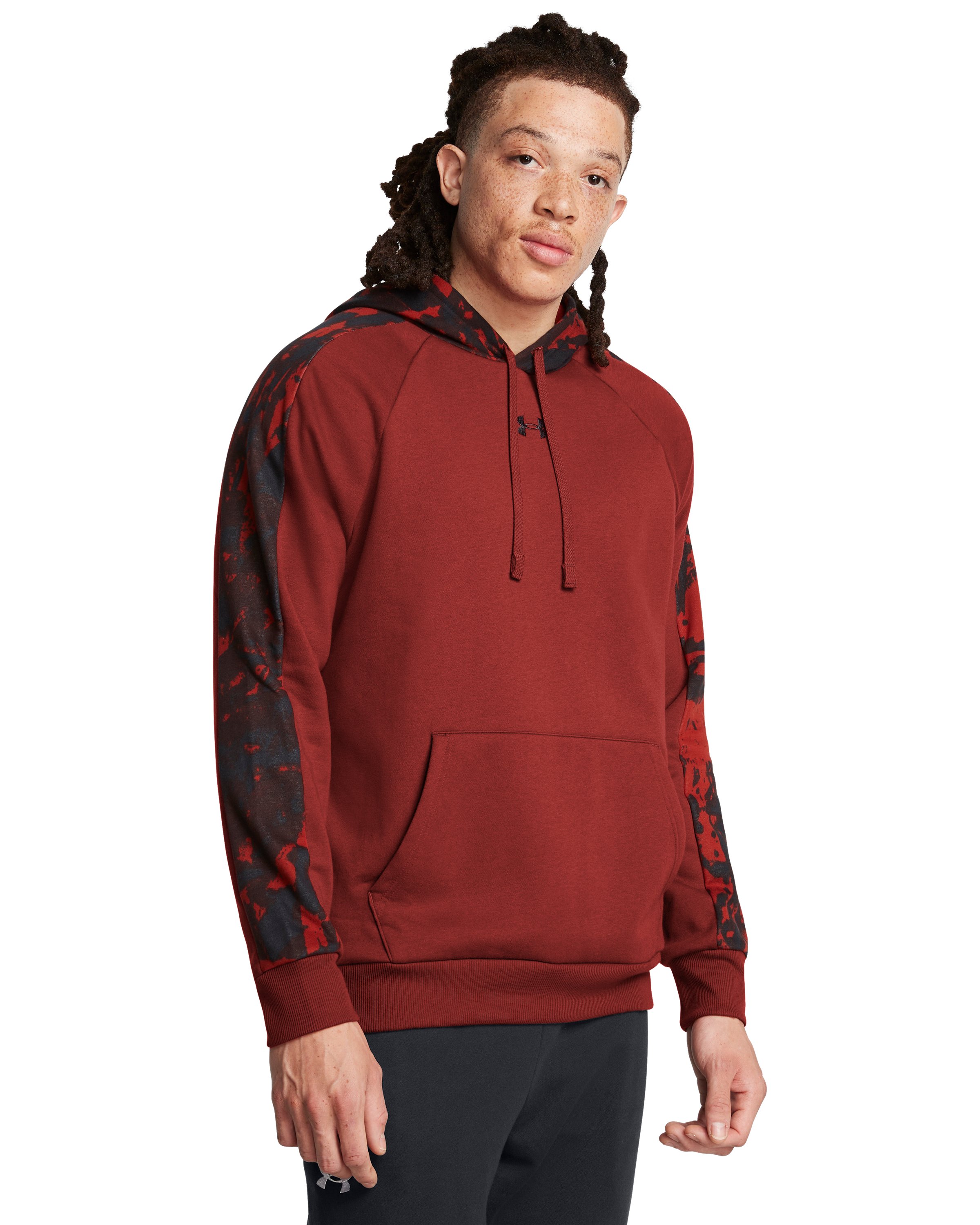 UA Rival Fleece Camo Blocked Men's Hoodie 4