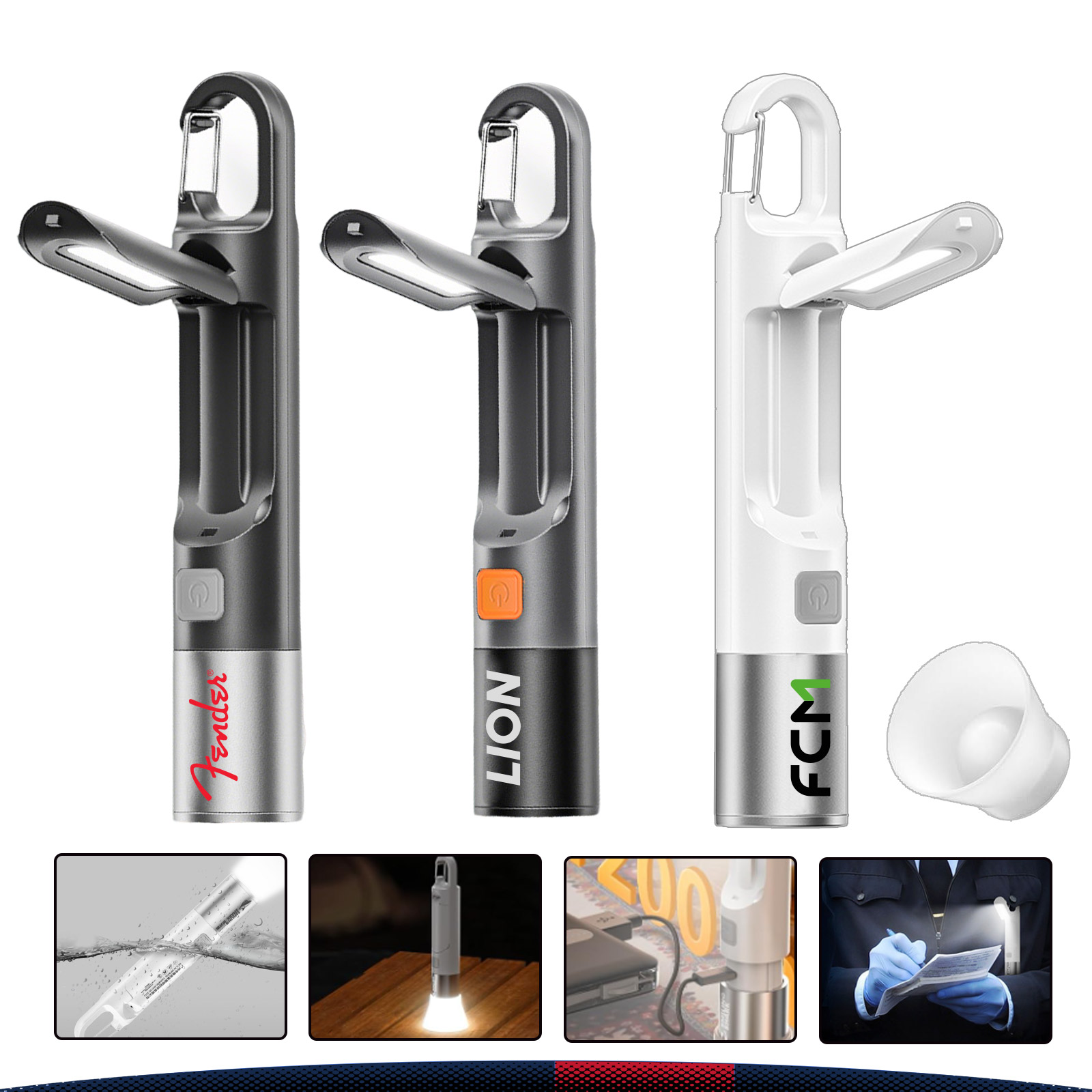 Thyric 3-in-1 Telescopic Zoom Flashlight 5