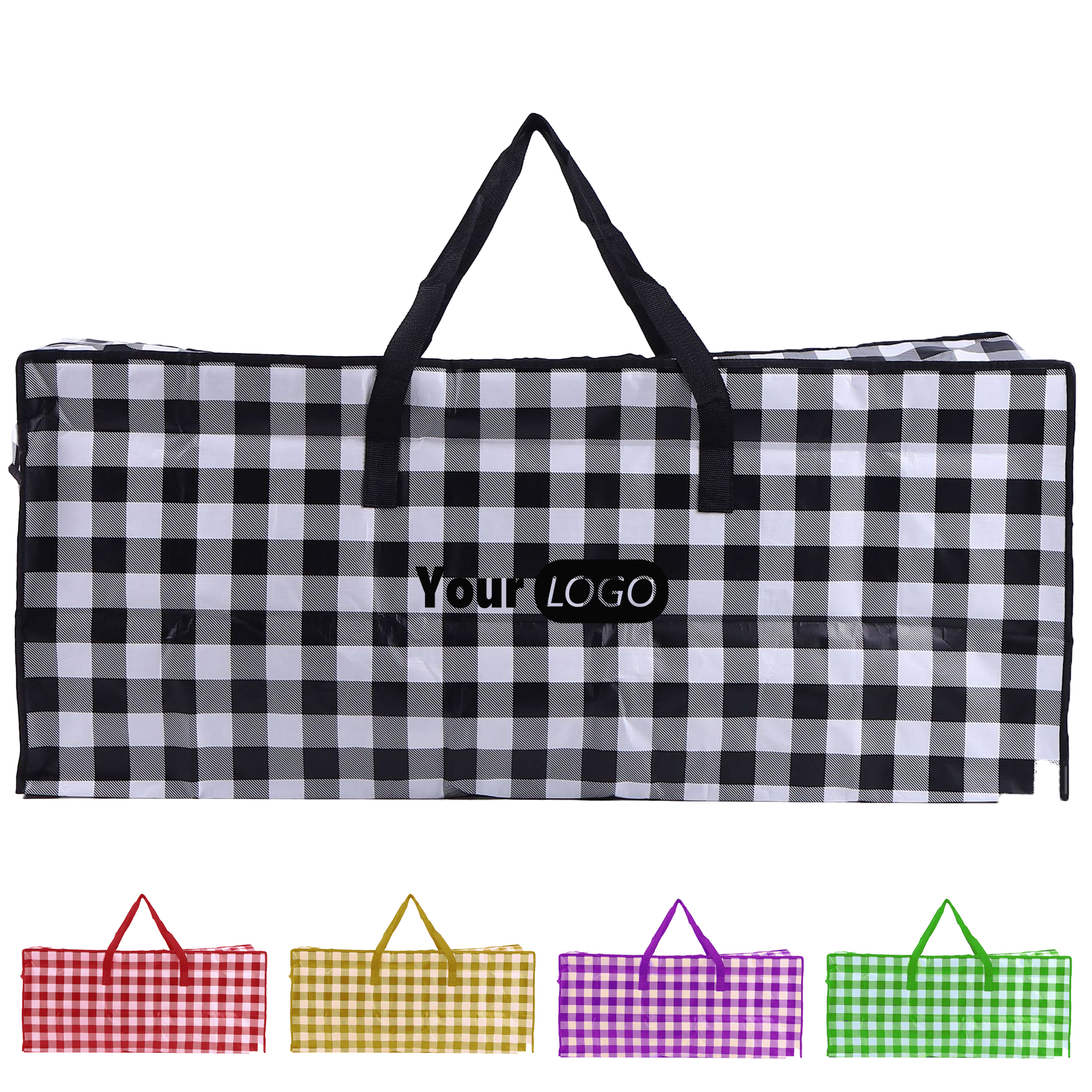 Pe Durable Christmas Tree Storage Bag With Custom Logo Option 1