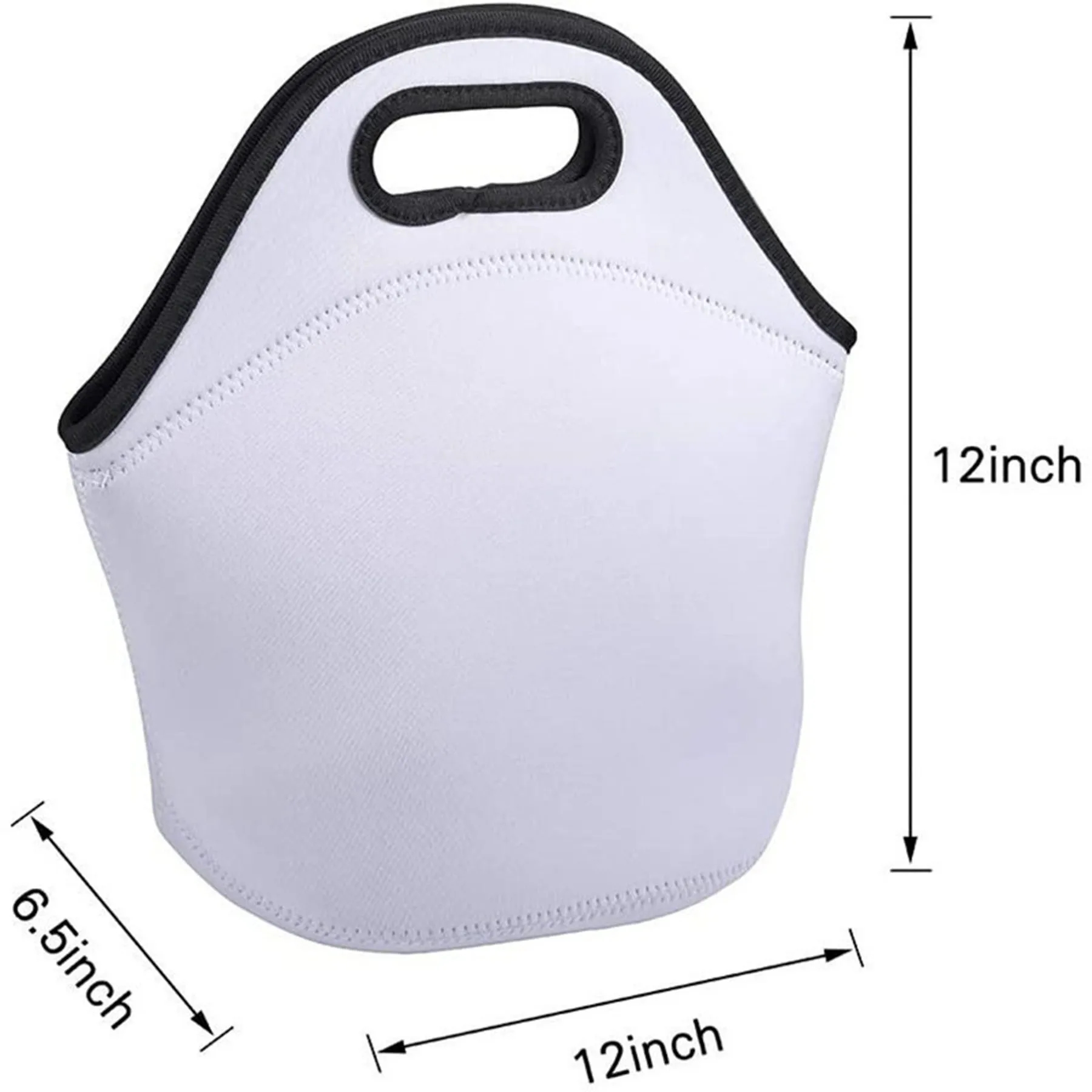 Neoprene Lunch Bag with Handle 3