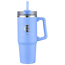 Milo 30 oz Vacuum Insulated Stainless Steel Mug with Straw 32