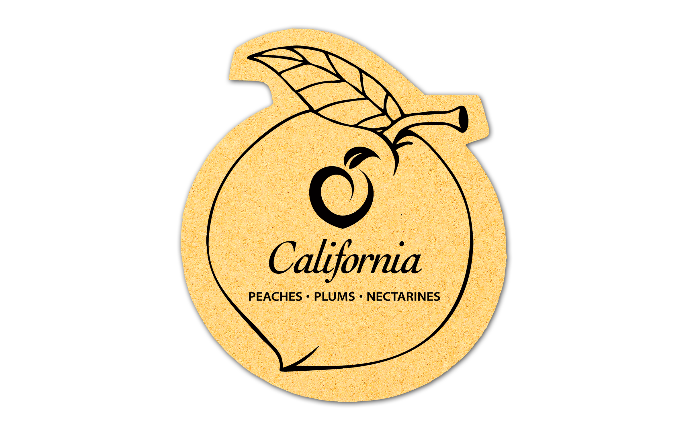 Peach Compressed Sponge 4PC 11