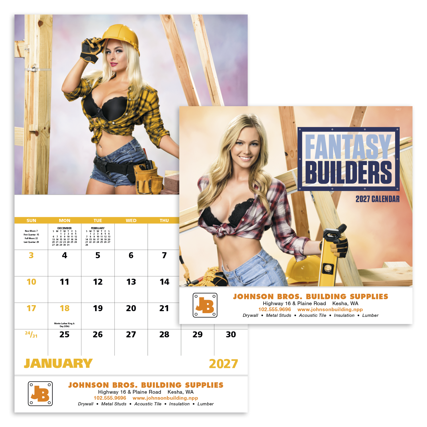 Good Value™ Fantasy Builders - Stapled Calendar 68