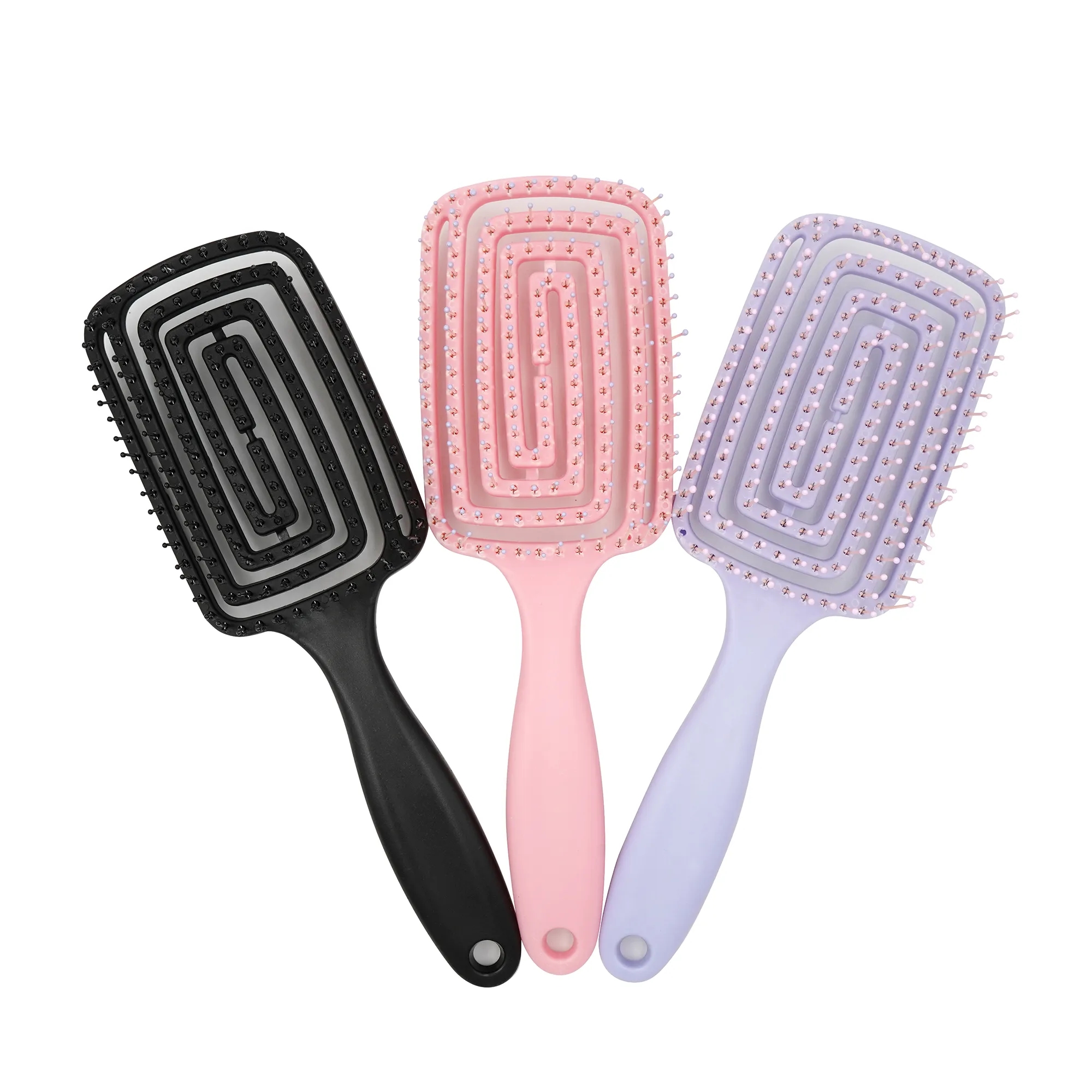 Curved Hair Brush Ventilation Hairbrush Comb