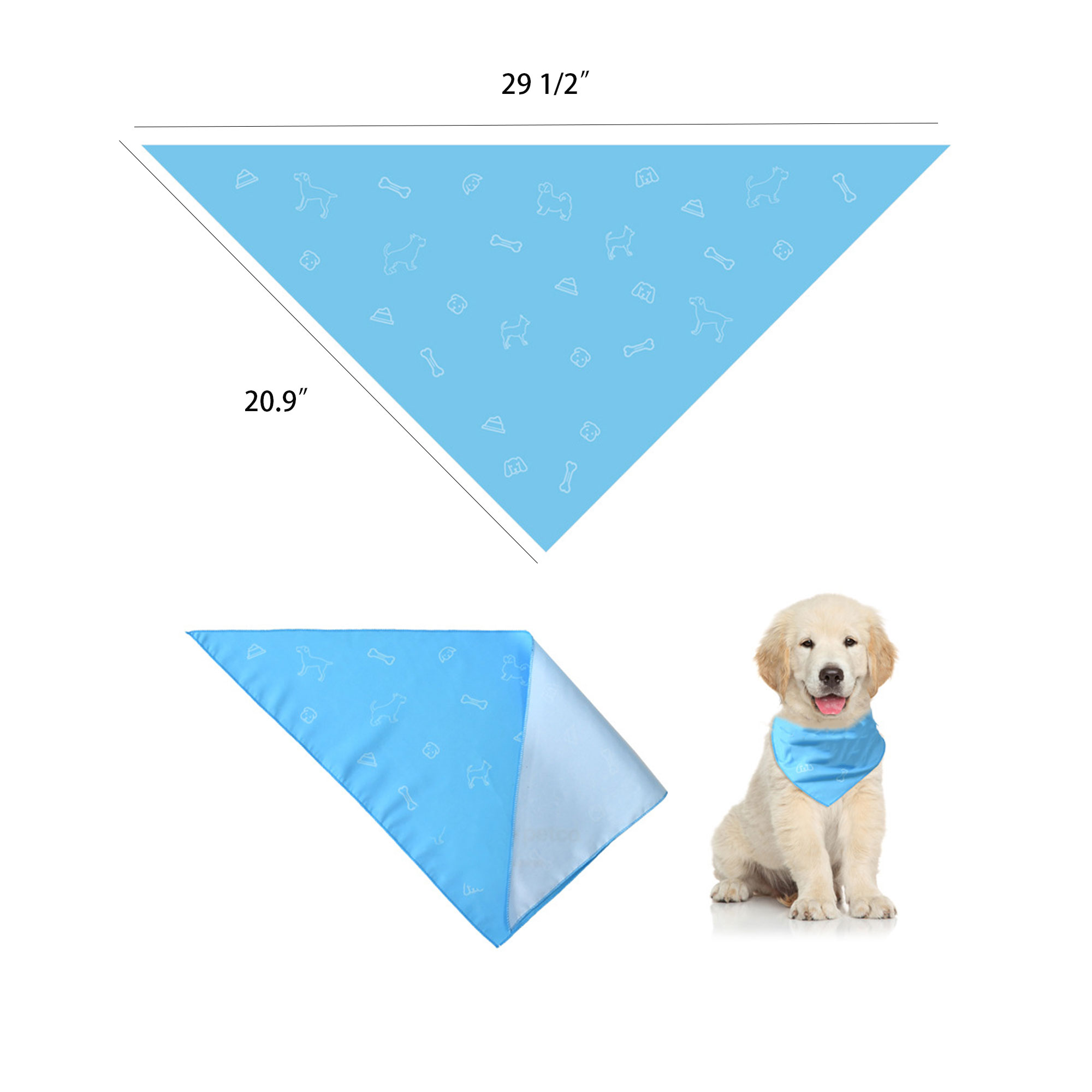 Multi Colored Pure Cotton Pet Drool Towel 5