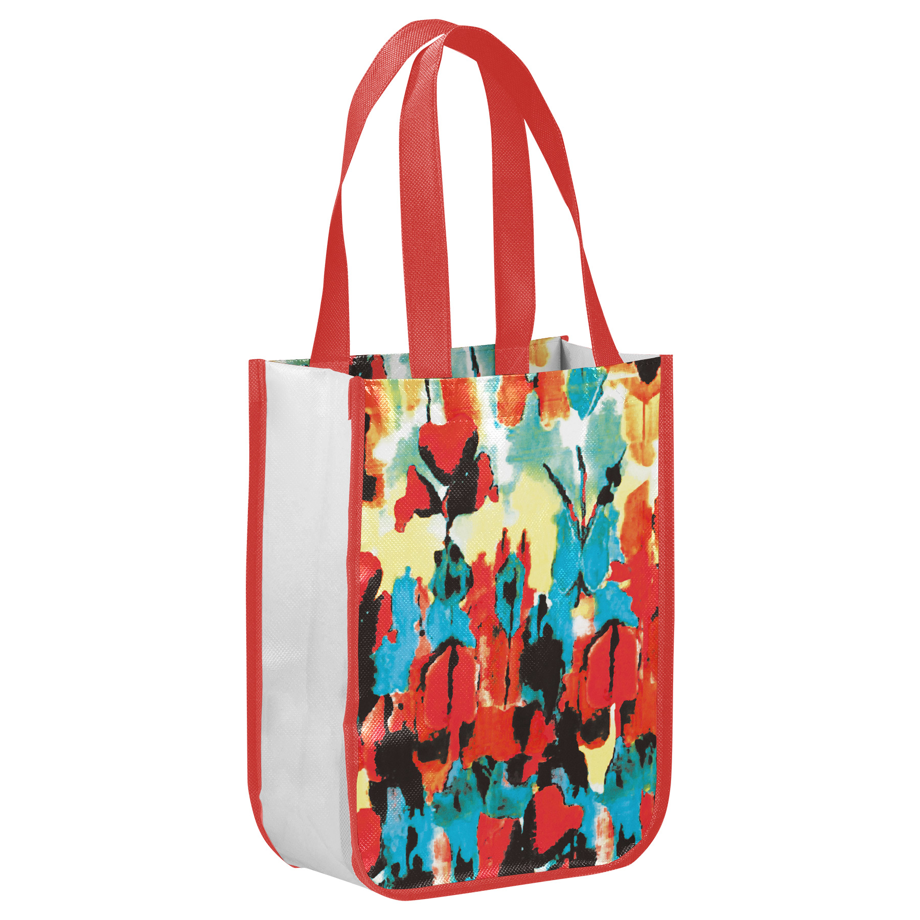 Fully Customizable 105GSM Round-Corner Laminated Tote Bags (12'' x 16'' x 6'') 3