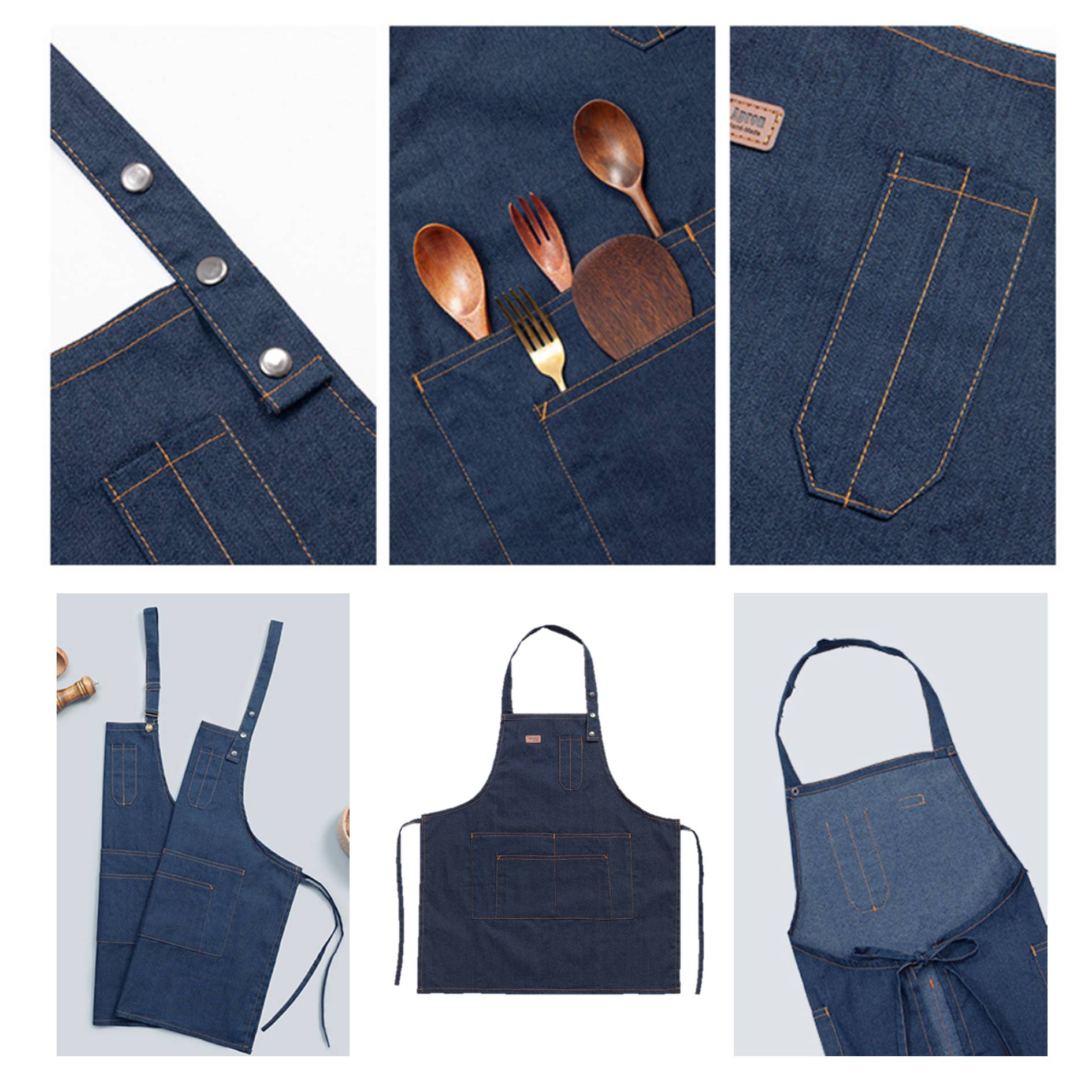 Denim Work Aprons 3