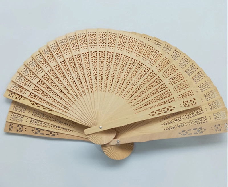 Natural Wood Fans Wedding Favors 5