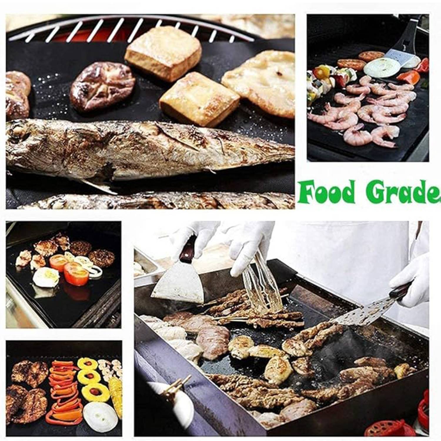 Heat-resistant barbecue mats 3