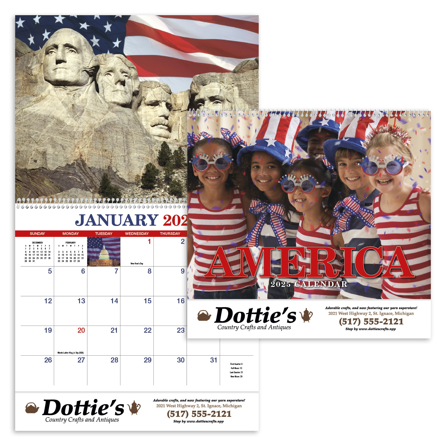 HotLine® Products America Appointment Calendar - Spiral 34