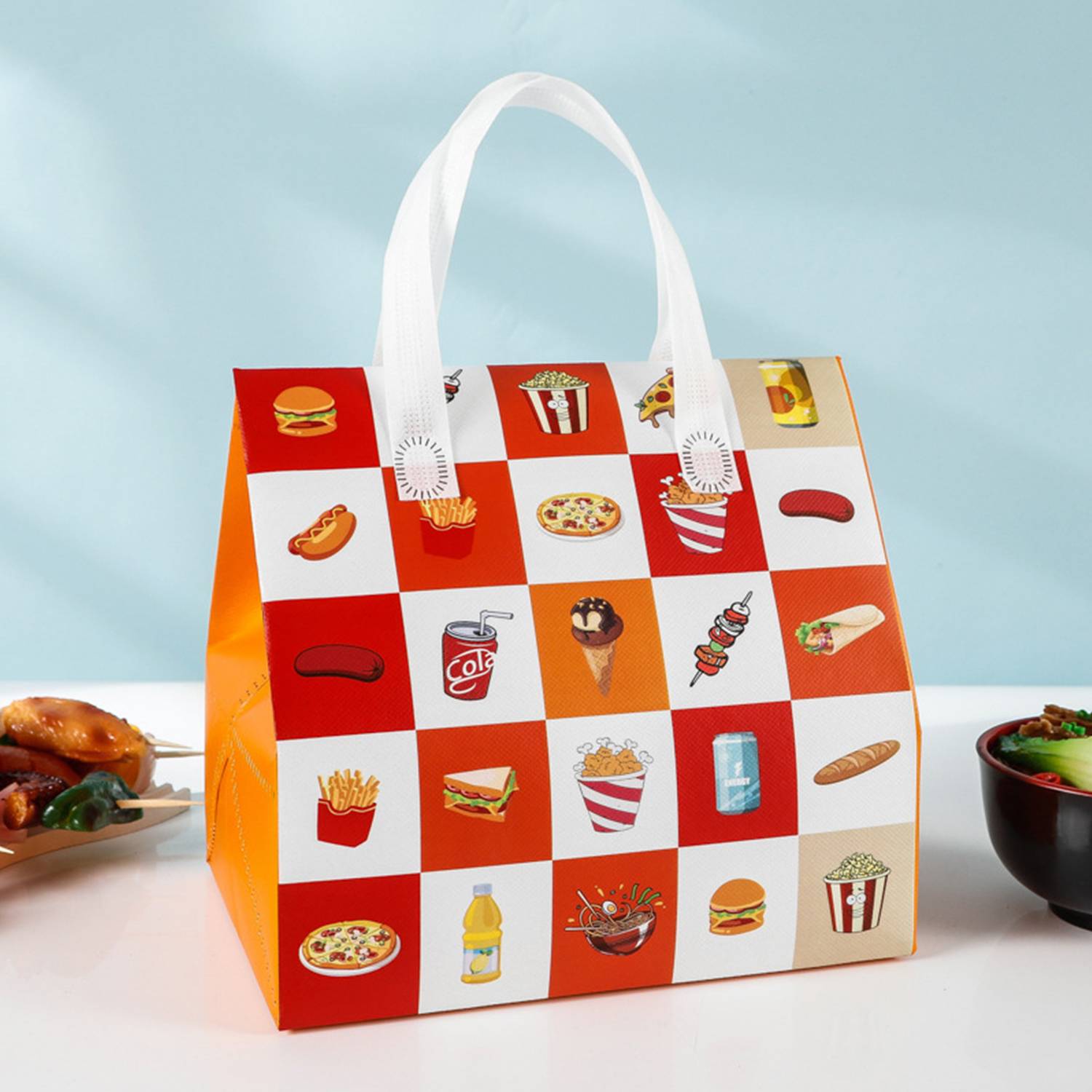 Dimples Non-Woven Cooler Tote Bag 4