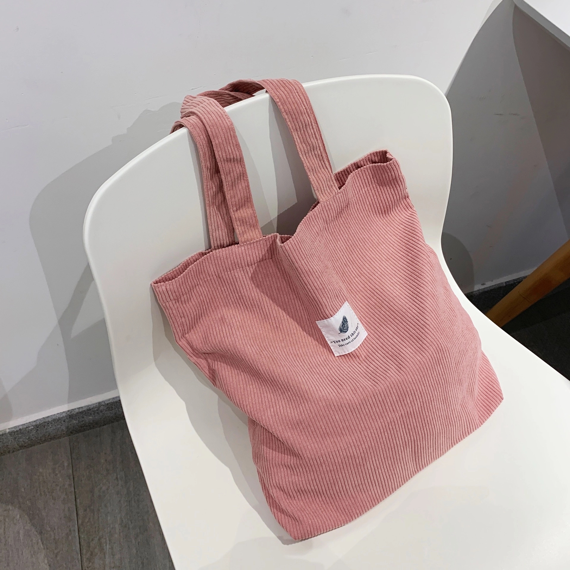 Tote Handbag With Pocket, custom tote bag with logo imprint 14
