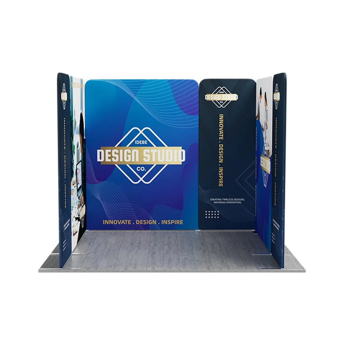10ft Magnetic Modular Fabric Display - U Shape 12