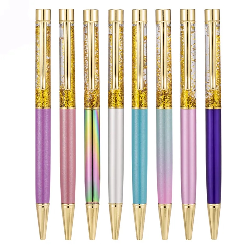 Luxury Flow Oil Crystal Metal Pen 17