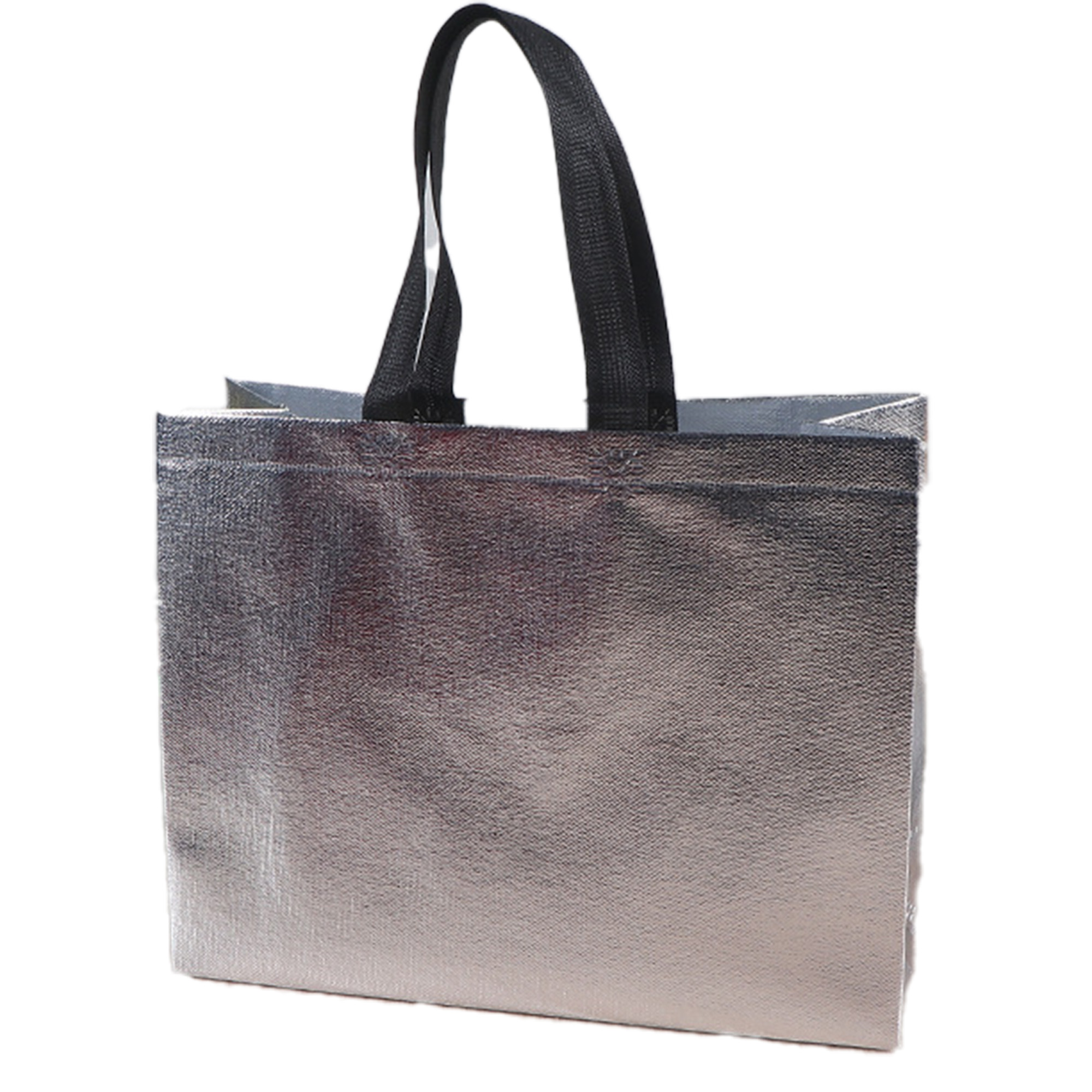 Custom Reusable Laser Lamination Sparkle Gift Tote Bags 3