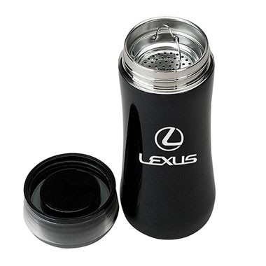 10oz Stainless Steel Vacuum Flask with Tea Strainer 1