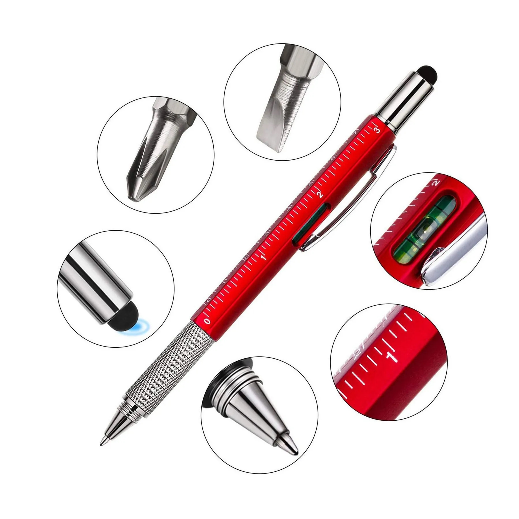 6 in 1 Multi Function Tool Pen 5