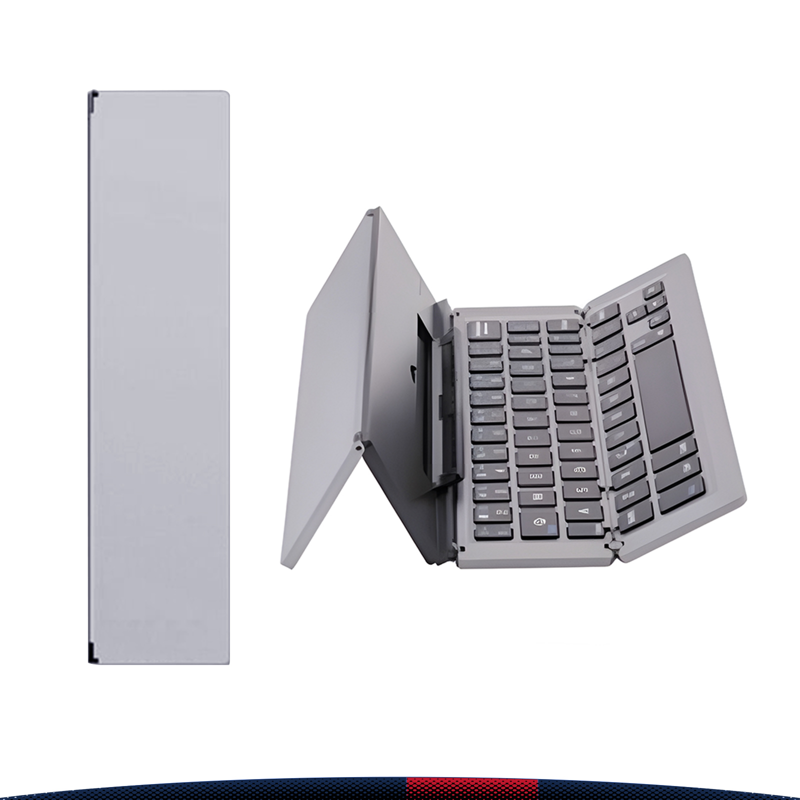 Tri-Fold Metal Bluetooth Keyboard 1