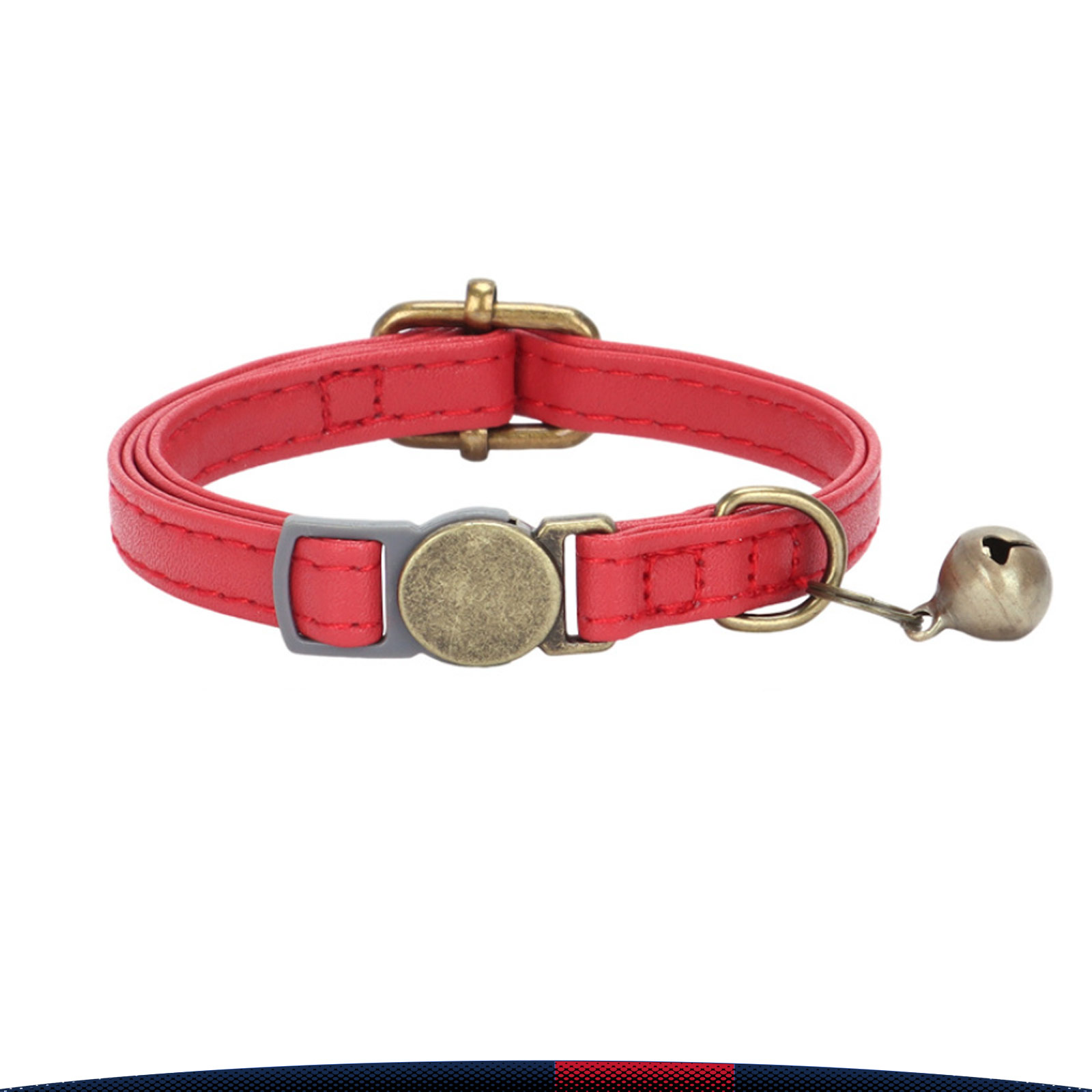 Japhet Retro PU Breakaway Cat Collar 4